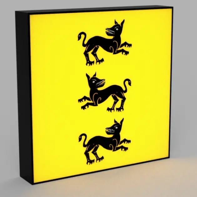Lampa 3D Birou Game of Thrones Casa Clegane