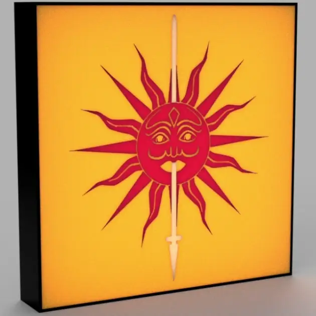 Lampa 3D Birou Game of Thrones Casa Martell